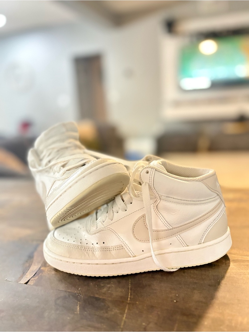 Nike Cream High-Top Sneakers